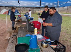 IMG_0170 Cooking Breakfast, Stephen F. Austin State Park, TX