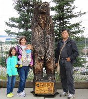 AnchorageMarketEverwood  Family with Everwood, Anchorage Market, Anchorage, AK