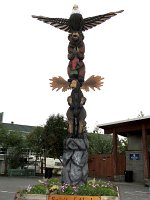 IMG 4803  Totem Pole, Anchorage Market, AK