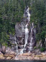 IMG 1106  Waterfall, Gulf of Alaska