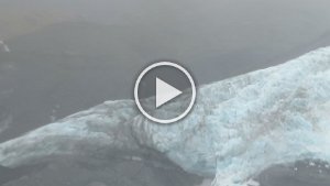 MVI 1206  Video Pan of Aialik Glacier, Aialik Bay, Kenai Fjords National Park