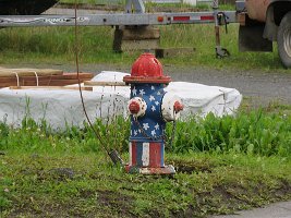 IMG 8295  Patriotic Fire Hydrant, Seldovia, AK