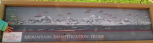 Talkeetna-DenaliSign  Alaska Range Indentification Sign, Talkeetna Lodge