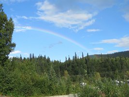 IMG 5943  Rainbow at South Denali Overlook, Denali State Park, AK