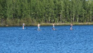 IMG 0665  Paddle Boarders on Chena Lake Recreational Area, North Pole, AK