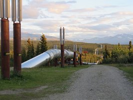IMG 6461  Trans-alaskan Pipeline crossing Richardson Highway, AK