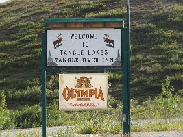 IMG 6517  Tangle River Inn Sign, Tangle Lakes, AK