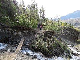IMG 6763  Megan, Mommy and Phelan, Jumbo Creek, Root Glacier Trail, Wrangell-St. Elias National Park, AK