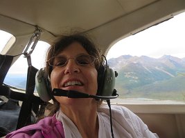 IMG 0923  Julie on the Wrangell Mountain Air MXC-CXC flight