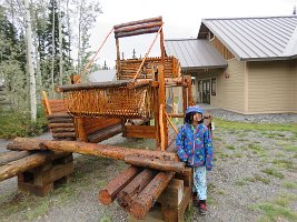 IMG 7033  Fishing Wheel Copper Center Visitor Center, Wrangell-St. Elias National Park