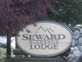IMG 7516  Seward Windsong Lodge Sign, Seward, AK