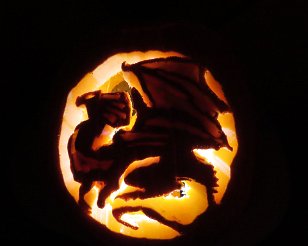 IMG_7490 Phelan's Carving of a Dragon- template from Girl and Dragon Wines