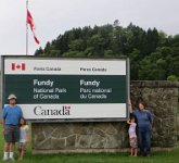 FundyNPSign  Fundy National Park sign, New Brunswick, Canada