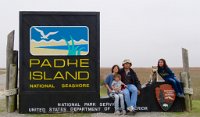 IMG 6258  Family at the Padre Island National Seashore Sign