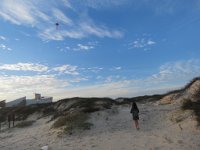 IMG 6362  Megan flying a kite, Padre Island National Seashore