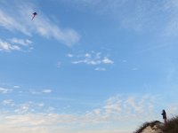 IMG 6371  Megan flying a kite, Padre Island National Seashore