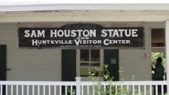 IMG_9387 Sam Houston Statue Visitor Center Sign, Huntsville, TX