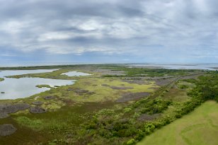 IMG_6301 Panoramic view South of from top of Bodie Lighthouse, Cape Hatteras National Seashore