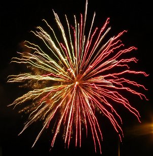 IMG_1384 Virginia Beach Fireworks from Golden Corral parking lot, Virginia Beach, VA
