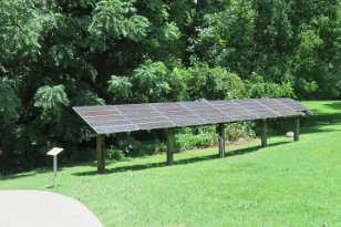IMG_3415 Solar Panels behind Sugarlands Visitor Center,