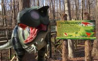 IMG 7646  Tyrannosaurus Rex, Virginia Living Museum, Newport News, VA