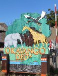 IMG 7343  Okavango Delta Sign, Virginia Zoological Park, Norfolk, VA