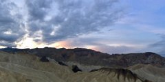 IMG_3496 Panoramic view of the Dramatic clouds around Zabriskie Point, Death Valley National Park